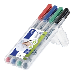 Staedtler Marker Lumocolor Non-P 0,4mm zest. (4)